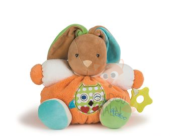  colors lapin boule hibou orange vert 